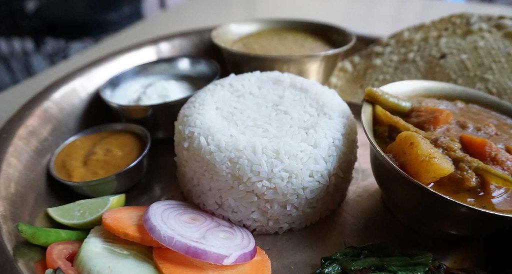 Nepali Food found on EBC Trek